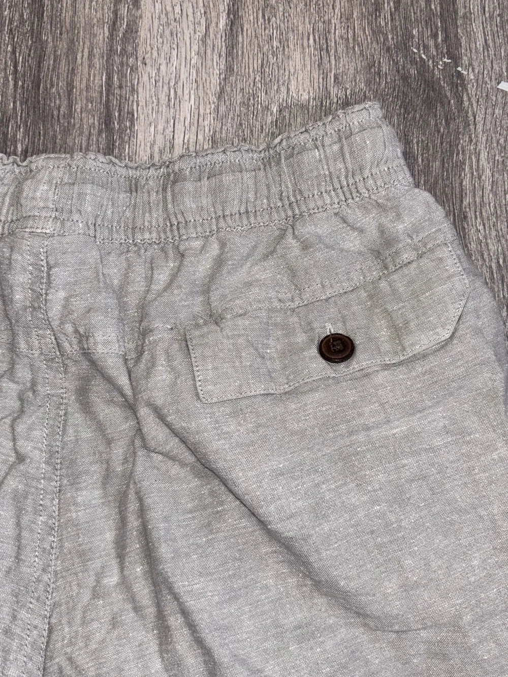 Patagonia Men's Heather Light Gray Elastic-Waist Drawstring Shorts